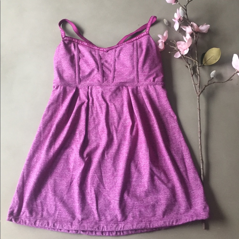 Lululemon tank top with built in sports bra